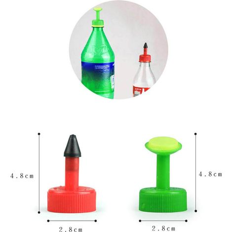 4 Pcs Arrosoir à Plantes Mini Buse Pulvérisateur pour Bouteille Arrosage Facile PP 2.8x4.8cm (1/3)