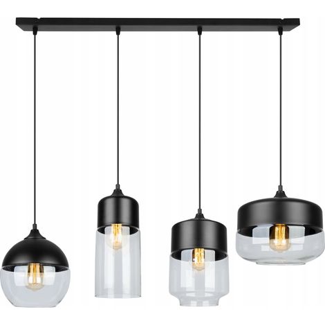 HÄNGENDE DECKENLEUCHTE, GLASPLAFON, LED-LAMPE