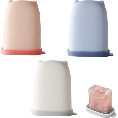 Green Mobility-3 Pièces Boite a Savon en Plastique, Porte Savon, Boite Savon Voyage, Porte Savon avec Couvercle pour La Famille, La Salle De Bain, Les Voyages, Le Camping (Blanc, Rose, Bleu) 10,5 x 8 (1/5)