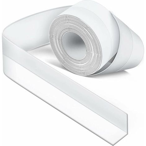 Weiße Silikon-Dichtungsleiste für Badezimmer, Badewannen-Dichtungsleiste, wasserdichtes Dichtungsband, flexibles Dichtungsband für Küche