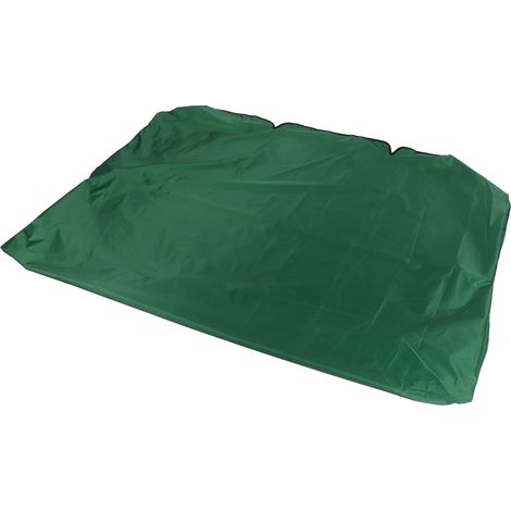 Coussin de balancelle de jardin imperméable vert foncé 150 x 50 x 10 cm, housse de coussin pour balancelle de jardin.