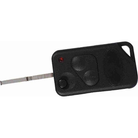 Étui pliable pour clé de voiture Land Rover Range Rover P38, avec télécommande à 2 boutons