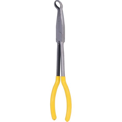 Pince à bec long en acier de calibre 45, coupe-câbles pour réparation, longueur 11 pouces, type O (1/5)