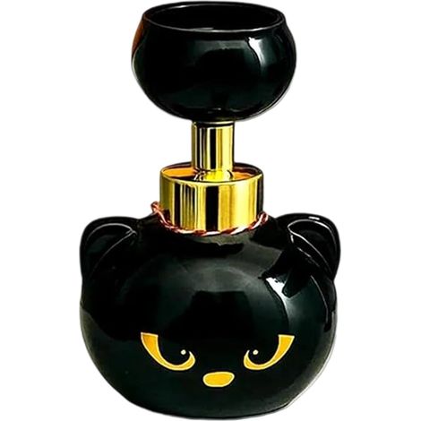 Distributeur Savon pour Salle Bain Flacon Rechargeable pour Lotion Déco Distributeur Savon Mains Patte Chat Salle Bain Pour Cuisine, Plan De Travail, Évier, Douche, Appartement, Maison, , (1/5)