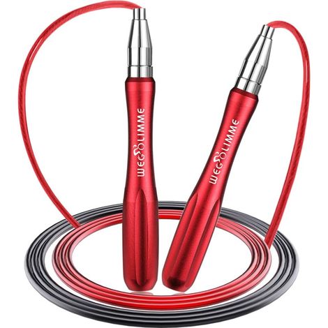 Corde à Sauter Adulte Autobloquante Réglable Corde a Sauter Sport Fitness Jump Rope Crossfit Speed Jumping Rope (1/5)
