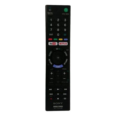 Télécommande RMT-TX300E - 1 Unité - Plastique Noir - Contrôle Infrarouge - Pour Téléviseur Sony - Compatible Modèles Spécifiques