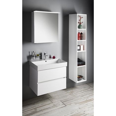 Ensemble de salle de bain ODETTA 70, blanc (1/5)