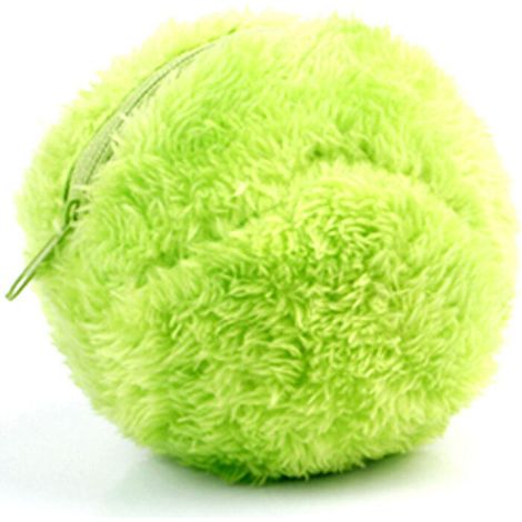Jouet électrique à billes roulantes magiques pour chien et chat, jouet à piles, en peluche pure, xZ 1 lot/vert (1/5)