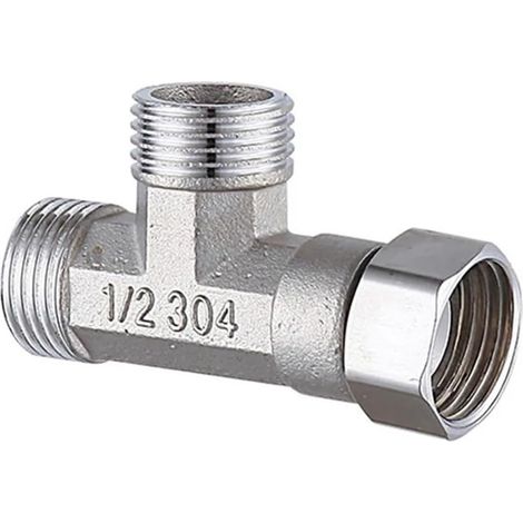 Té De Valve En Acier Inoxydable Pour Salle De Bain Et Toilettes - Contrle Précis Du Débit - Installation Facile - 1 Pièce (1/5)