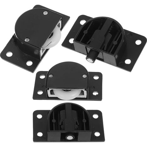 pour portes coulissantes de placard lot de 2 petites roues (1/5)