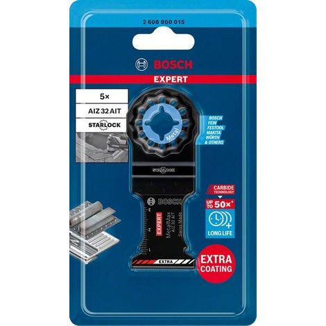2608900015 - Set 5 Lame per Multifunzione , AIZ32AIT, EXPERT for METALLO , 40 x 32mm