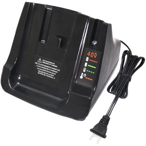 Sollbry Convient pour Black and Decker 36V / 40V chargeur de batterie au lithium chargeur pour batterie lithium-ion : LBXR36LCS36 LCS40 36V LBXR36 LBX36 LBXR2036 LBX1540, etc. (1/5)