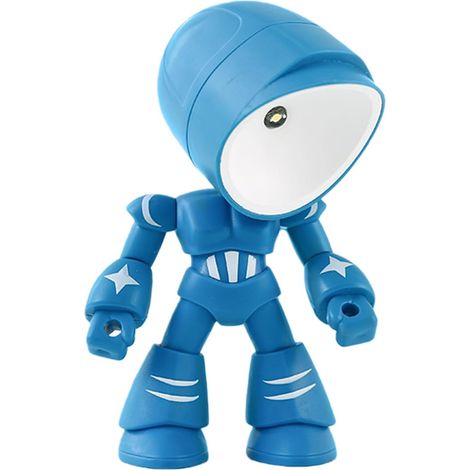 Lampe Robot Veilleuse LED Mignon Animé Figurine Robot Pour Chambre à Coucher Saint Valentin Pâques Anniversaire Détente Apprentissage (1/5)
