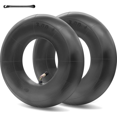 2 x Inner Tube 3.00-4 Curved Valve TR87, 260 × 85 mm (1/5)