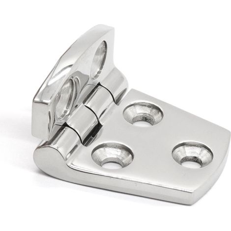 Stainless steel hinge 316, 57 x 38 mm, five-hole folding hinge for tilt and turn windows, hinge for yachts and motorhomes, marine fittings 38 x 70, marine hinge 2 (1/3)