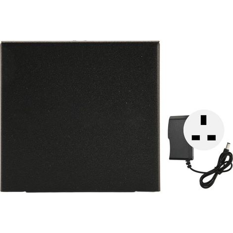 Répartiteur Commutateur Amplificateur HDMI 1 Entrée 2 Sorties Double Écran 1080P 3D Distributeur avec Adaptateur 100‑240V Prise UK (1/5)