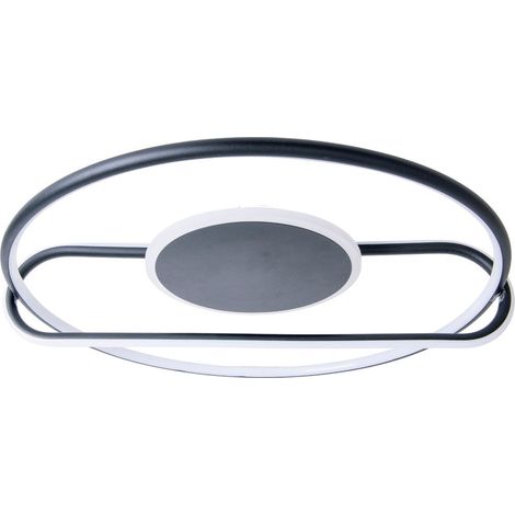 Plafonnier LED Design Géométrique Moderne Forme Cercle et Ellipse pour Salon et Chambre Ø 54 cm - PANGIVO (1/5)