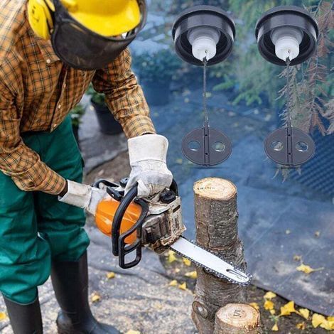 Zweiteiliger Tankdeckel für STIHL FS38, FS45, FS55, FS56, FS80, FS81, FS85, FS88, FS120, AUMEL Freischneider, Ersatz-Tankdeckel, Ersatzteile (1/3)