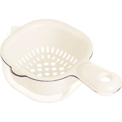 Passoire à fruits et baies, passoire de cuisine blanche – (1/5)