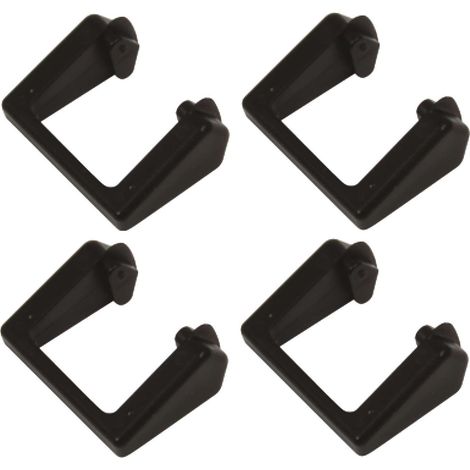 4x Limiteur d'ouverture d'angle 120° maxi pour charnière Tiomos en plastique delrin noir Cuisine Salle de bain Porte Armoire Caisson Placard (1/2)