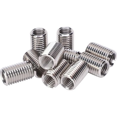10 bouchons de réparation filetés en acier inoxydable M8 à M6, M8, M6, 20 mm pour une utilisation pratique dans l'entretien, la réparation et le bricolage.-AquaForge (1/5)