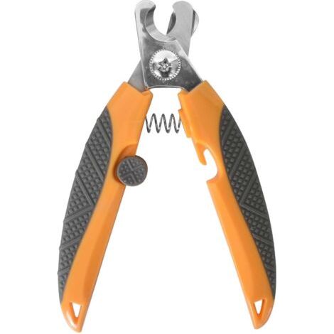 Coupe-ongles pour animaux, en acier inoxydable, pour chats et chiens, avec verrouillage de sécurité, outil de soin des pattes (1/5)