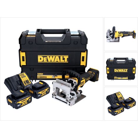 DeWalt DCW 682 M2T fresa per tasselli piatti a batteria 18 V 102 x 20 mm senza spazzole + 2x batteria ricaricabile 4,0 Ah + caricatore + TSTAK (1/5)
