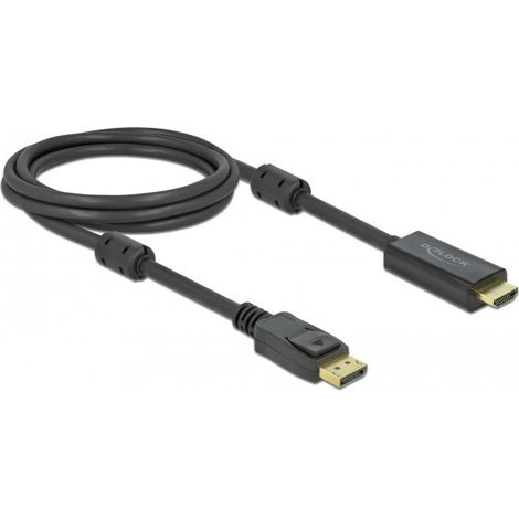 DeLOCK Delock Aktives DisplayPort 1.2 zu HDMI Kabel 4K 60 Hz 2 m (85956)