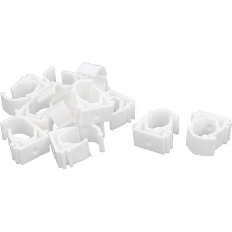 10 pièces 16mm Dia PPR Rohr Clip Schelle Armaturen Steckverbinder 31mm x 14mm 28mm (1/4)