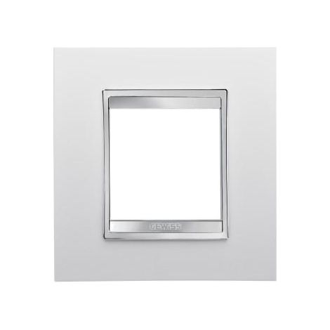 PLAQUE LUX INT. 2P BLANC CRÈME GEWISS GW16222TB