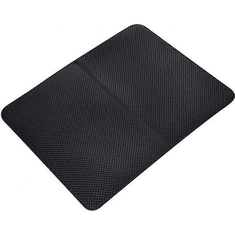 Tapis de litière imperméable pour chat, double couche, antidérapant, lavable. (1/4)