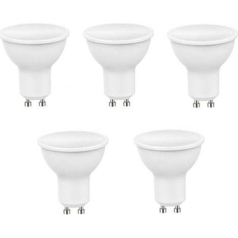 5 Faretto Led Gu10 Lampadina 5w Luce Naturale Lampadine Per Lampadario Applique (1/4)