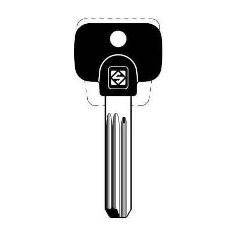 CHIAVE PUNZONATA MULTLOCK MTK13RAP SILCA - OTTONE NICHELATO - 5 pezzi