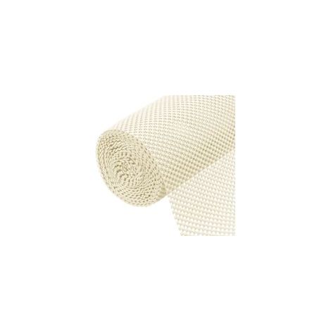 Tapis Antidérapant Polyvalent, 40CM x 600CM PVC Doublure D'Étagère de Tiroir Tapis de Coussin de Sol Imperméable(Blanc)