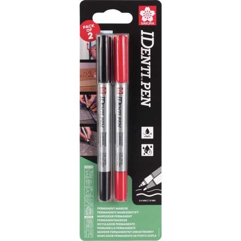 Pennarelli IDenti-Pen nero + rosso, Sakura (1/5)
