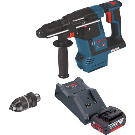 Bosch GBH 18V-26 F Marteau perforateur sans fil 18V 2,6J SDS-Plus Solo + mandrin à serrage rapide - sans batterie, sans chargeur ( 0611910000 ) (1/5)