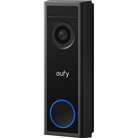 Eufy Videocitofono C30 nero 2K angolo di visione 169°