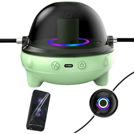 Macchina per saltare la corda intelligente, contatore di salti ricaricabile con musica Macchina per saltare la corda con telecomando e 10 velocità per allenamento, yoga e allenamento della forza (1/5)