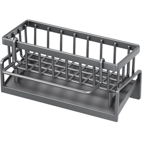 Organisateur D'évier De Cuisine,Porte-Éponge Organisateur de Sink Caddy à Fond Ajouré - d'Accessoires à Drainage Rapide et Étanche pour Robinet Placard Salle de Bain et Décor