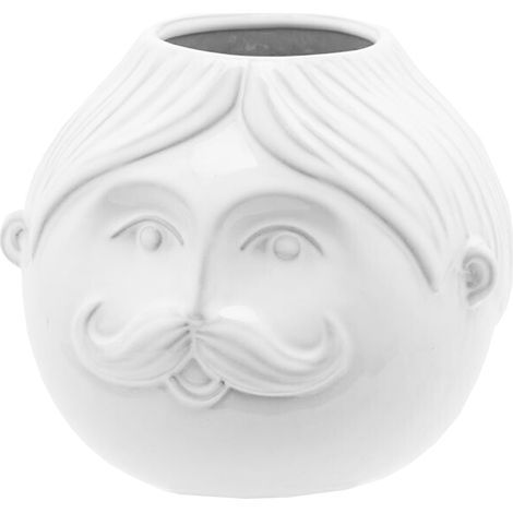 Statua decorativa "Sposi" porta fiori da interno ed esterno in resina h 13 cm -Sposo (1/3)