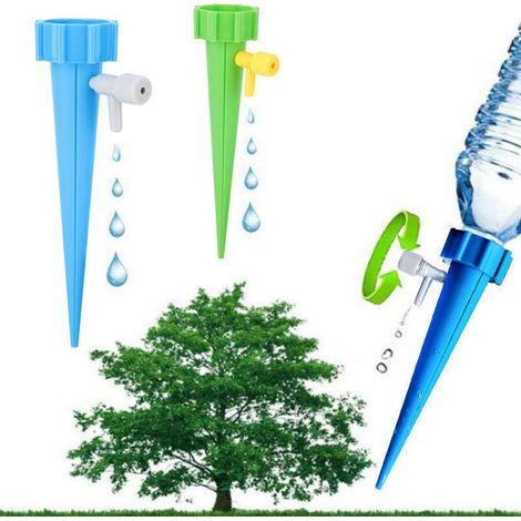 6 PCS Jardin Plant Auto-Arrosage Réglable Enjeux Pointes Automatique Système D'irrigation Outil (1/5)