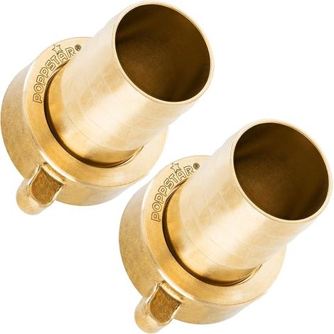 2x Raccord de Tuyau 1 Pouces en Laiton (incl. Écrou avec Joint Plat) Raccord de tuyau sur douille de tuyau 1 pouce (25mm) (1/5)