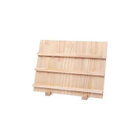Stilvoller Ohrringständer aus Holz, Schmuckhalter, Schmuckorganizer aus Holz für Zuhause, Büro und Einzelhandelsgeschäfte, dreilagig (dreilagiges Holz)