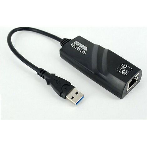 adaptateur Ethernet Usb, Prise En Charge Automatique De La Carte Rseau Mdix Usb3.0 Gigabit Vers Rj45, Carte Rseau Usb Pour Tablette Pc Externe