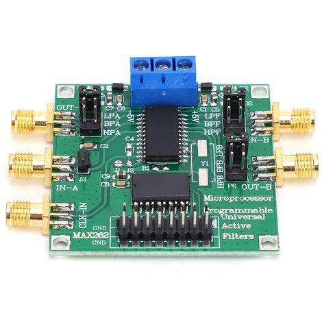 Filtre Actif Programmable Passe-Bas Passe-Haut Bande Passante MAX262 Composant Électronique Module Réglable (1/5)