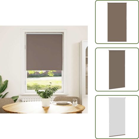 vidaXL Verdunkelungsrollo Kaffeebraun 65x150cm Stoffbreite 60,7 cm (1/5)