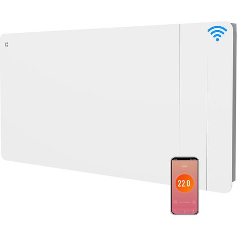 Radiateur Inertie Céramique 2000W -WiFi -Film Chauffant - Chauffage Ultra-Rapide pour Grands Espaces (15-30 m²)- CBHTD20A-W (1/5)
