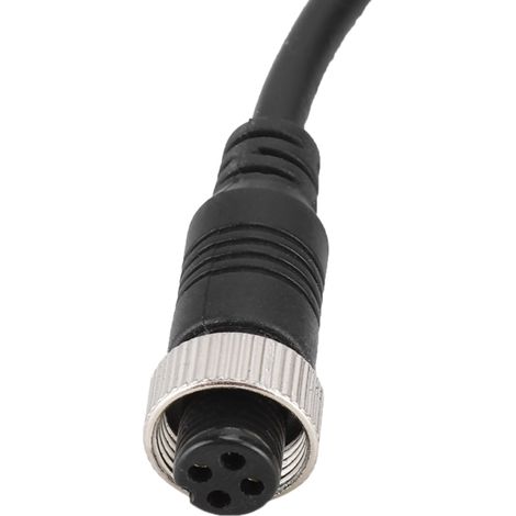 Cable convertidor de audio y vídeo de 4 núcleos, 1 par de conectores (macho/hembra), extensión de 20 cm. (1/5)