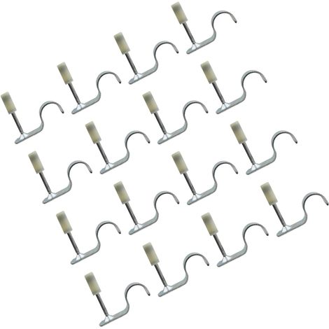 100-teiliges Set Deckennägel aus professionellem, verschleißfestem legiertem Stahl, Mini-Holzbearbeitungsnägel für die Hausdekoration, 16 mm / 0,63 Zoll, Rohrclip-Nägel (1/5)