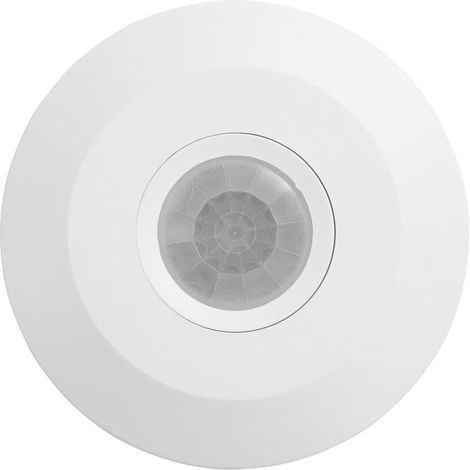 Lntyq 1 pièce Interrupteur de lumière à capteur de Mouvement PIR,AC 220-240V 2000W,capteur de Mouvement à Montage au Plafond,capteur PIR,Profil Fin,Blanc (1/5)